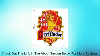 Harry Potter House GRYFFINDOR Crest Iron Patch Review