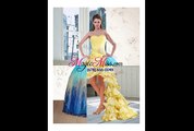 New Arrival Pretty High Low Sweetheart Ruffles and Beading Prom Dress Prom Gowns