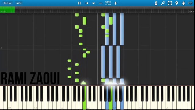 Cheb Houssem - Ana Naachak Ana Ndalak Piano Tutorial Instrumental