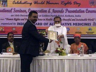Health Excellent Award - Kolkata Dec 2013