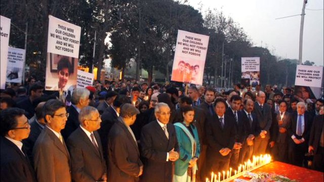 Tribute to Peshawar Army School Victims Shaheeds