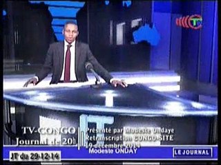 Télé-Congo : Journal du 19 décembre 2014 -  Partie 1