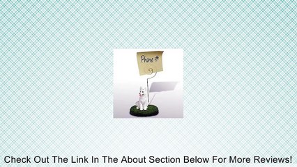 German Shepherd Note Holder (White) Review