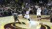 LeBron James hit in the Face by Dion Waiters with violent Pass! NBA Headshot
