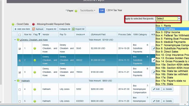Tax1099_com Integrates with Bill_com | 1099-DIV, IRS 1099 MISC, 1099-PATR , 1099-A , e-file 1099, e-file 1099-misc | IRS Approved