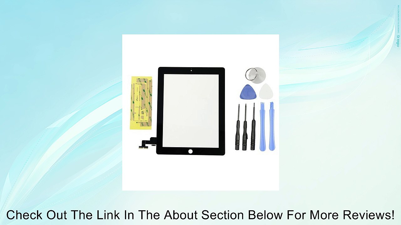 Black LCD Touch Screen Glass Digitizer For Apple iPad 2 Black , Tools and Adhesive by GoodsCity Review