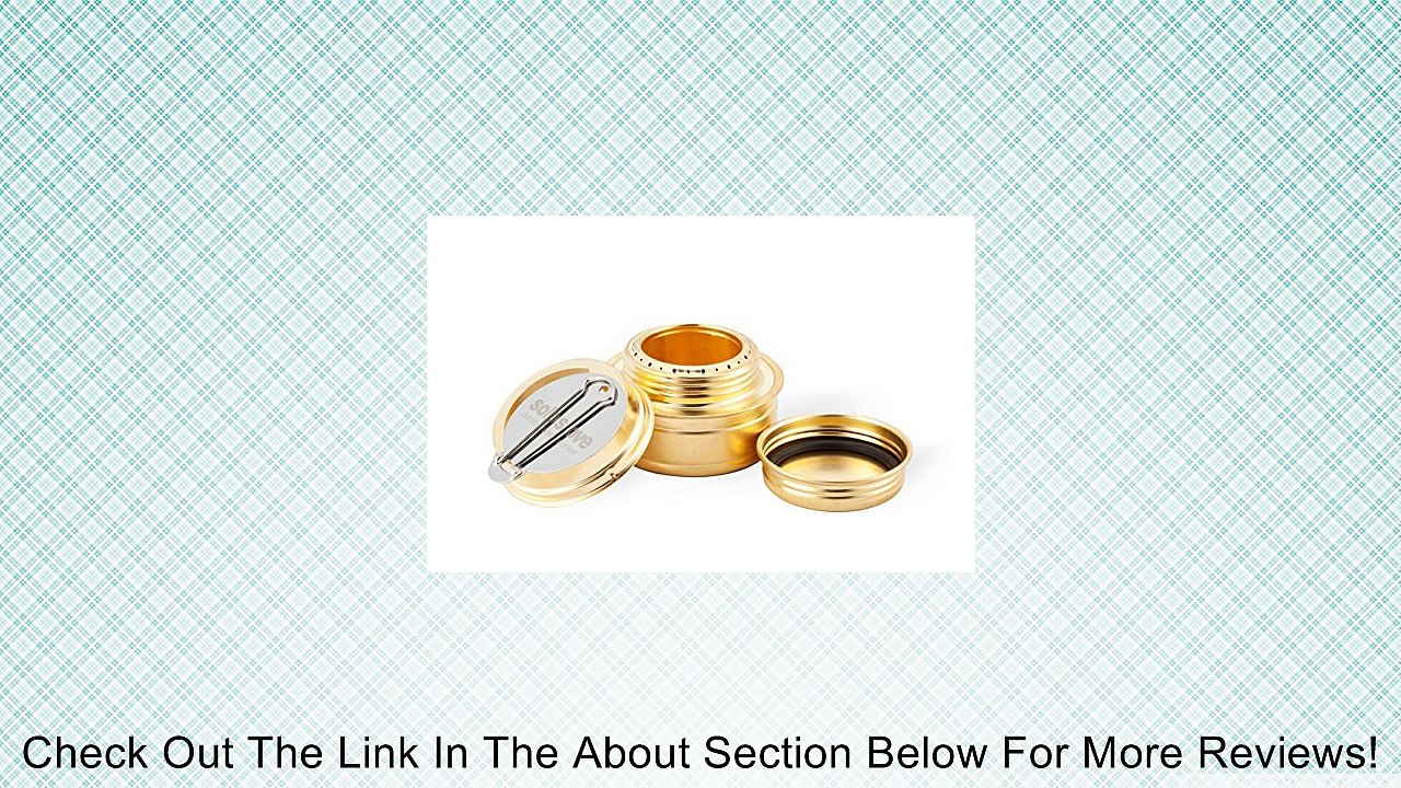 Solo Alcohol Burner - Spirit Alcohol Stove for Backpacking, Camping, Hiking or Use With Solo Stove. Review