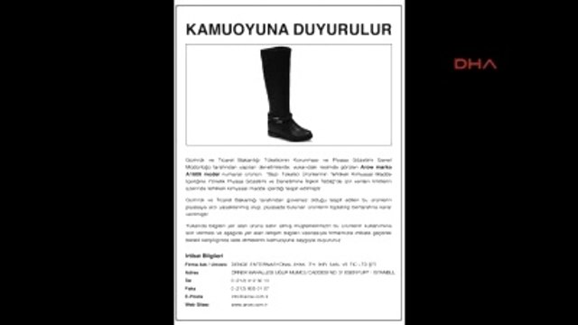 Ayakkabı Firması, Bu Ayakkabıları Piyasadan Toplamak İçin İlan Verdi