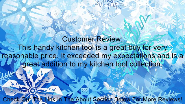 Browne-Halco 1226SP Stainless Steel Fruit/Vegetable Scoop with Plastic Handle, 7-Inch Review