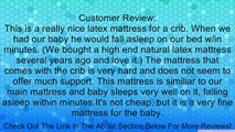 All Natural Latex, Wool covered Pads for Mini, Porta-crib, Co Sleepers and Playards in 6 Sizes Review