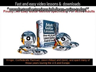 easy to learn electric guitar songs for beginners   Adult Guitar Lessons Fast and easy video lessons