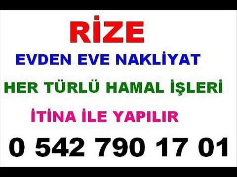 Rize Evden eve nakliyat ve Hamal İlanları