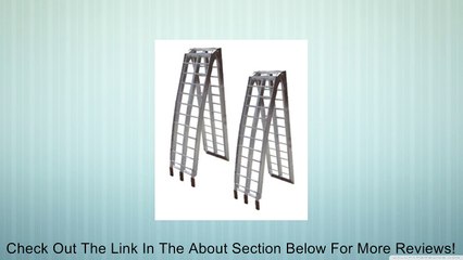 Pair of Loading Ramps ATV Quad UTV 4 Wheeler Motorcycle, 89 X 12, Aluminum Review