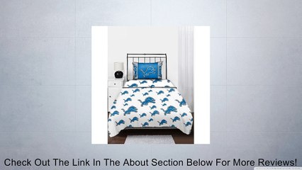 Detroit Lions Bedding Sheet Set Review