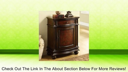 Monarch Monarch Traditional One Drawer Bombay Cabinet - Cherry / Red Review