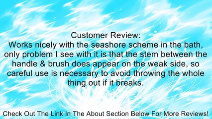 Nautical Toilet Brush (G939) Shell Detail Loo/Toilet Brush Review