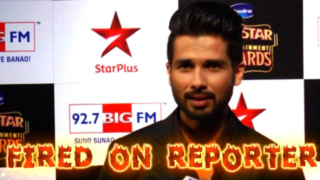 Shahid Kapoor SLAMS Media