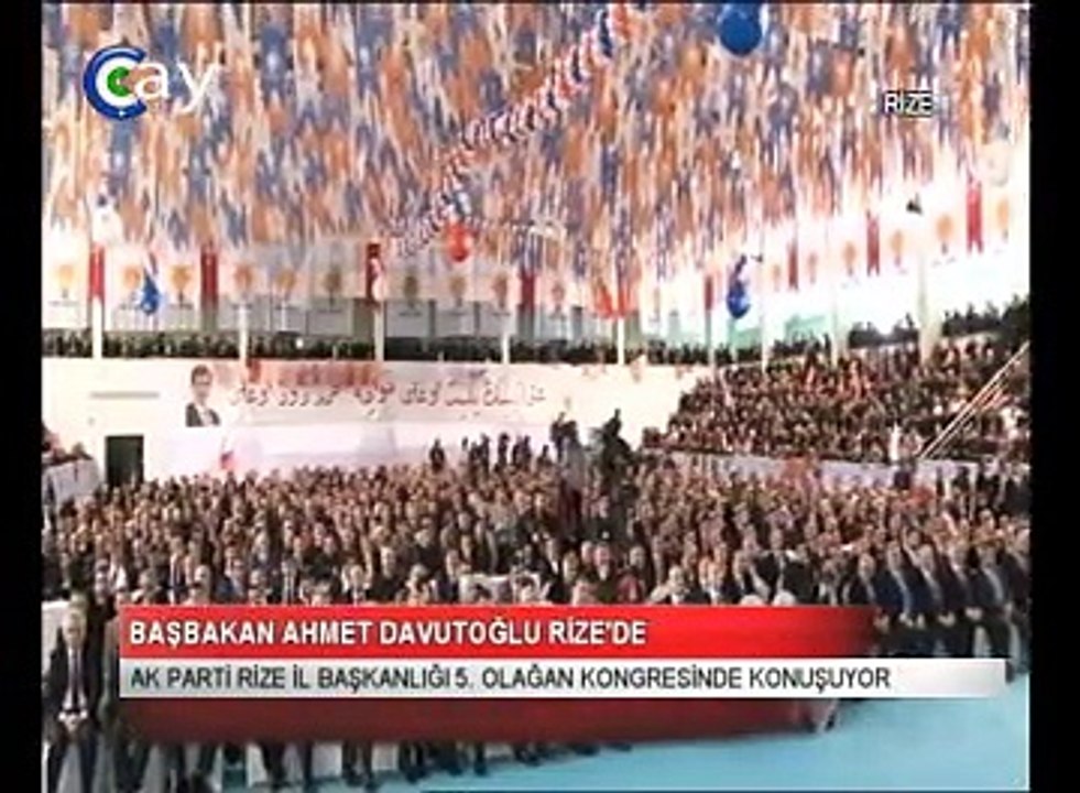 Başbakan Davutoğlu Rize'de