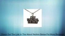 LDS Girls Gold Plated Steel Spanish I Am a Child of God Necklace on an 18