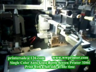 Glass Bottle CNC Screen Printer
