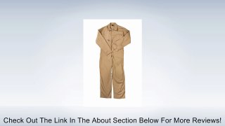 LAPCO CVFRD7KH-5XL XT Lightweight 100-Percent Cotton Flame Resistant Deluxe Coverall, Khaki, 5X-Large, Extra Tall Review