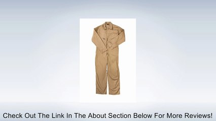 LAPCO CVFRD7KH-5XL XT Lightweight 100-Percent Cotton Flame Resistant Deluxe Coverall, Khaki, 5X-Large, Extra Tall Review