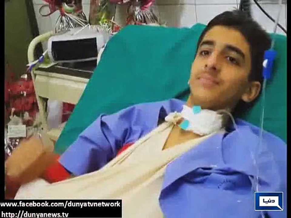 Dunya News - Peshawar Massacre: Injured Student's Smile Is Itself A Message