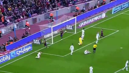 Goal Luis Suárez - Barcelona 2-0 Cordoba - 20-12-2014