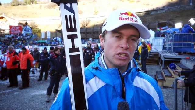 Interview : Alexis Pinturault à Val Gardena - Vidéo FFS/EUROSPORT