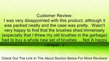 E2shop Pro Makeup Cosmetic Blush Brush Eyeliner Eye Shadow Brow Lip Brush(12PCS) Review