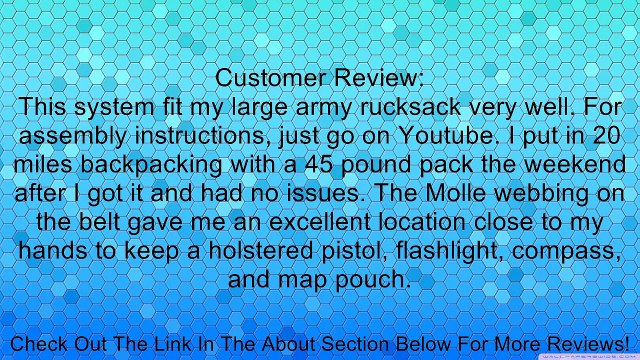 WAISTBELT for Backpack Frame MOLLE II RUCKSACK WAIST BELT DIGI CAMO RETAIL $27 Review