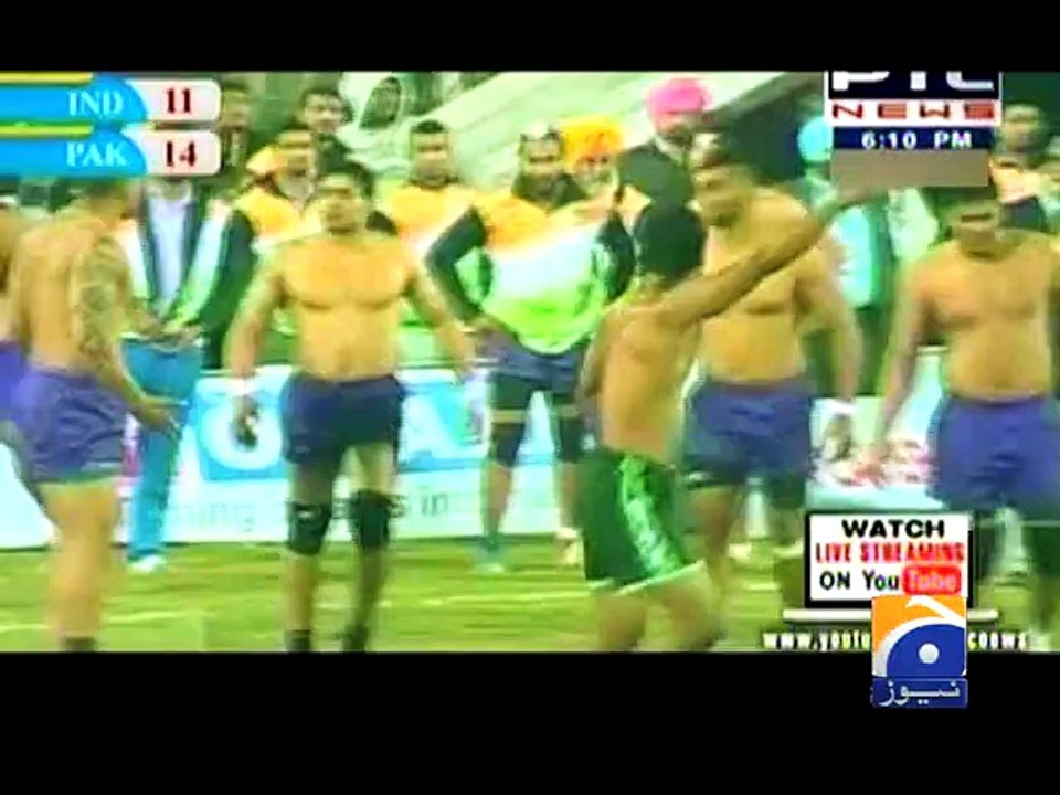India Shows Biasness In Kabaddi World Cup Final-Geo Reports-20 Dec 2014