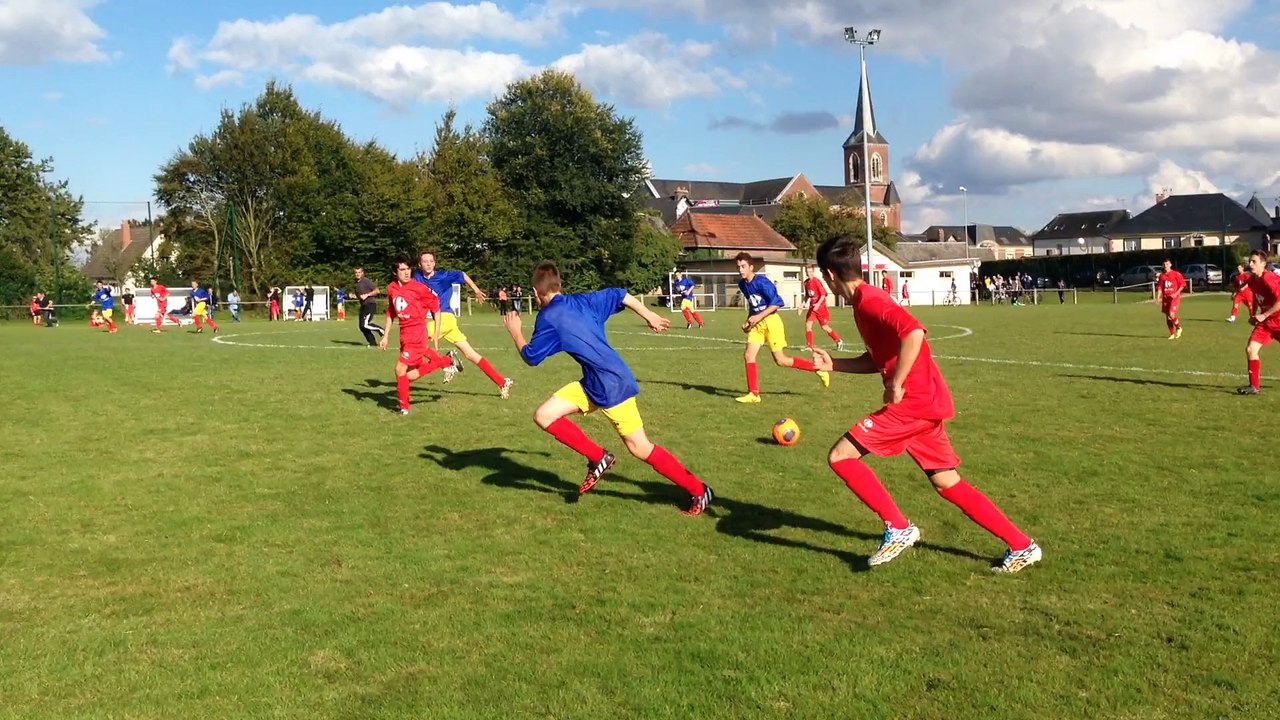 Video du match amical U15 contre U18 de Quincampoix