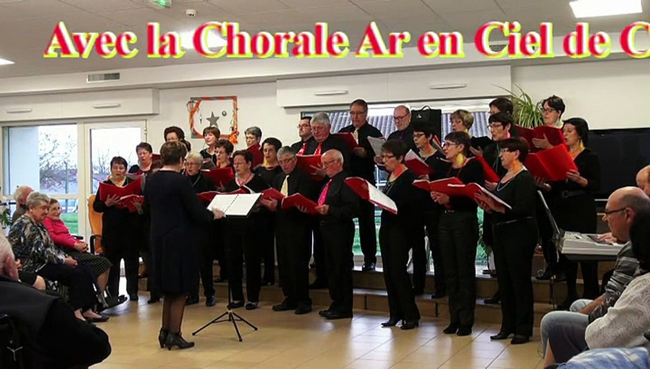 le Noël à l'Éhpad la Roseraie