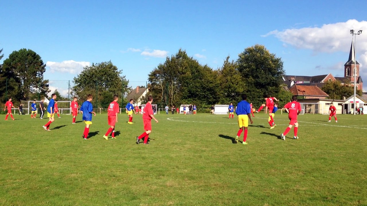 2 eme vidéo du match amical U15 U18