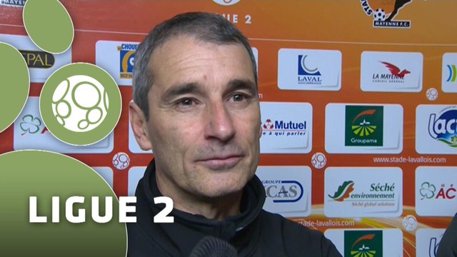 Conférence de presse Stade Lavallois - Valenciennes FC (3-1) : Denis ZANKO (LAVAL) - Bernard CASONI (VAFC) - 2014/2015