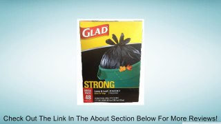 Glad Strong Lawn & Leaf Quick-tie Bags - 39 Gallon - Mega Pack 48 Bags Review