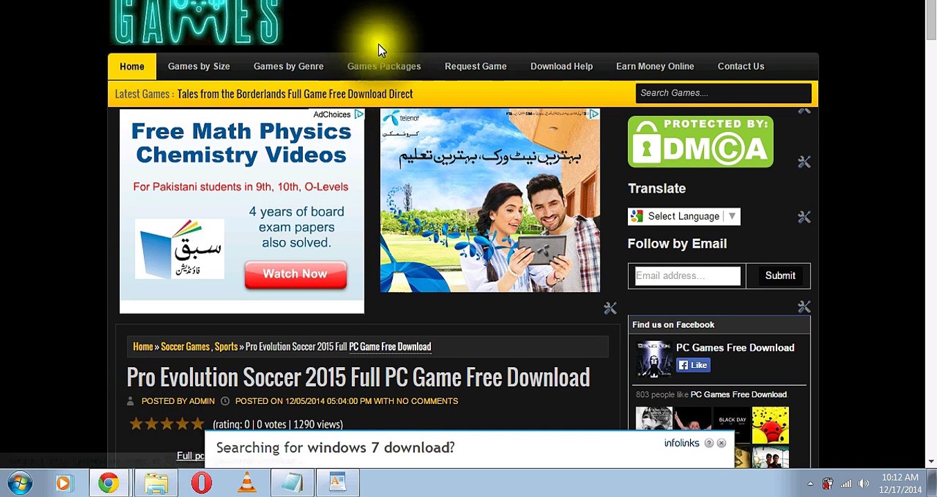 Pro Evolution Soccer 2015 PC Game Free Download Direct Link