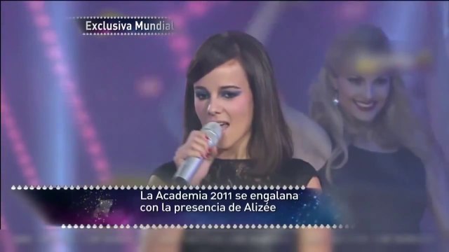 Alizee - J'en ai marre - La Academia MEXIQUE (09/10/2011)