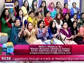 Nida Yasir Without Makeup Video in a Morning Show