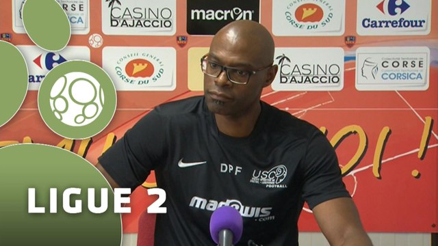 Conférence de presse GFC Ajaccio - US Créteil-Lusitanos (2-0) : Thierry LAUREY (GFCA) - (USCL) - 2014/2015
