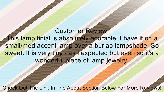 B&P Lamp Two Birds Cast Metal With Antique Brass Finish, Tap 1/4-27 Review