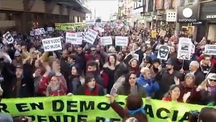 Protestos em Madrid contra a "lei da mordaça"