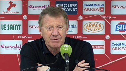 Réaction d'Alex Dupont après Stade Brestois 29 - AC Ajaccio