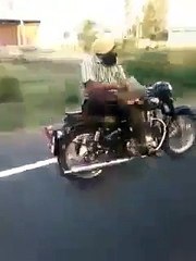 sardar gee  on bike WoW