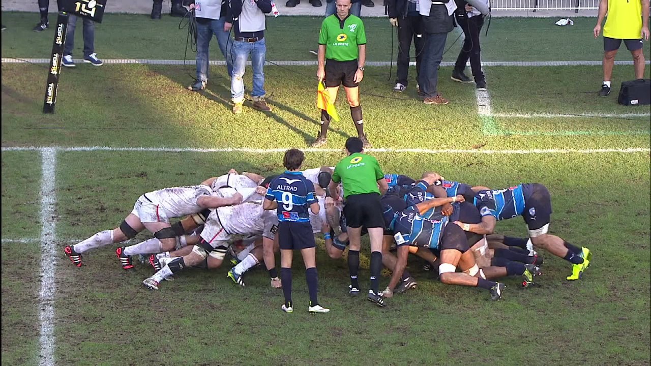 TOP14 - Montpellier-Toulouse: Essai 2 Vincent Clerc (TLS) - J13 - Saison 2014/2015