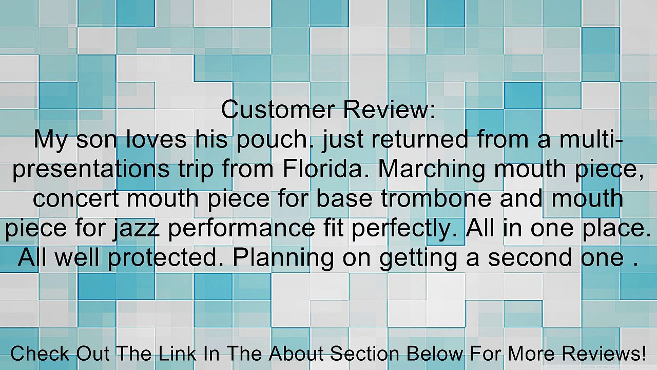 Pro Tec N265 3 Piece Neoprene Trombone/Alto Saxophone Mouthpiece Pouch Review