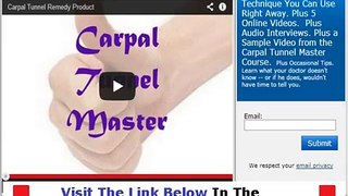 Real & Honest Carpal Tunnel Master Review Bonus + Discount