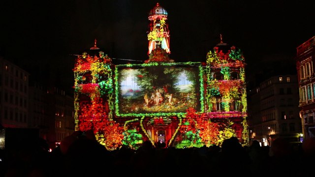 Fetes des Lumières 2014 - Place des Terreaux - Lyon, Terre de Lumière