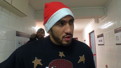 Mermoz et Sanchez après la victoire contre Lyon